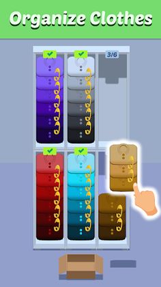 Color Sort: Cloth Organizer - Screenshot 3