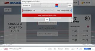 BoxManager Boxing Manager Game - Screenshot 3