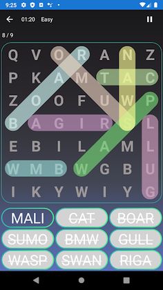 FIND WORDS - OFFLINE WORD SEEK - Screenshot 1