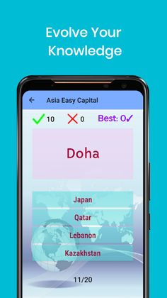 Capital Quiz - Play and Learn - Screenshot 4