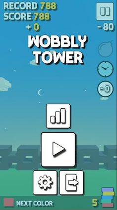 Wobbly tower - Screenshot 1