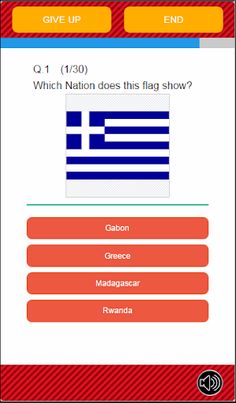 World flags & capitals quiz - Screenshot 2