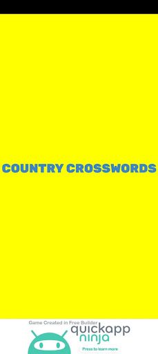 Country Crosswords - Screenshot 1