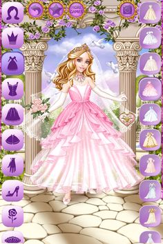 Cinderella Wedding Dress Up - Screenshot 2