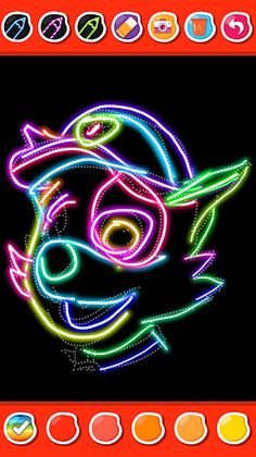 Dog Patrol Neon Glow - Screenshot 2