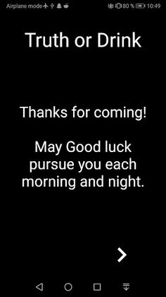 Truth or Drink Drinking Game - Screenshot 1