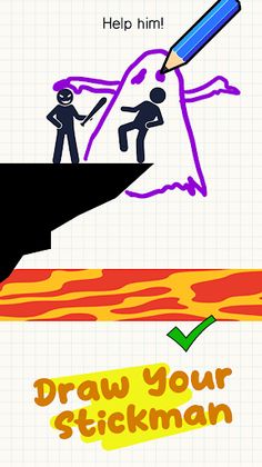 Stickman:Draw Save - Screenshot 3