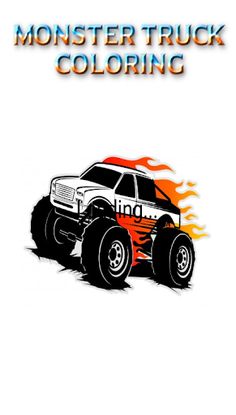 coloring big monster truck - Screenshot 1