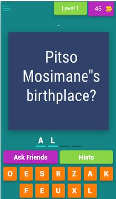 PITSO MOSIMANE QUIZ - Screenshot 2