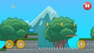 Blue and Pink Ball Lovers - Screenshot 1