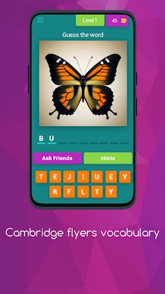 Cambridge flyers vocabulary - Screenshot 1
