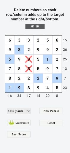 Sumplete By ChatGPT - Screenshot 2