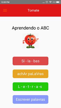 Tomate - Aprender a ler e escr - Screenshot 1