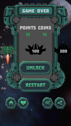 Aircraft fighting - Asteroids  - Screenshot 4