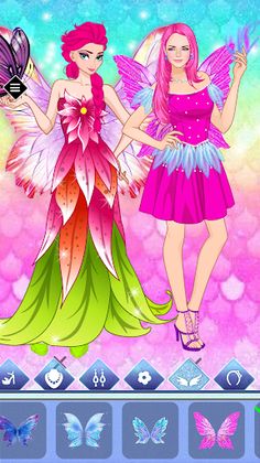 Magic Fairy Butterfly Dress up - Screenshot 1