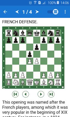 Chess Tactics: French Defense - Screenshot 1
