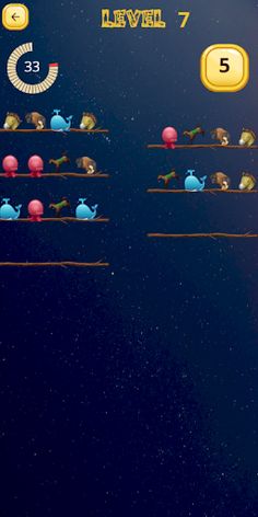 Animal bird sort puzzle 2023 - Screenshot 2