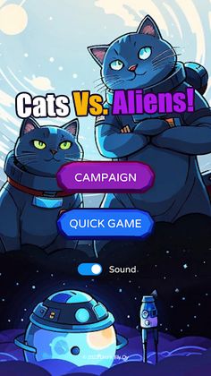 Cats vs Aliens 2048 - Screenshot 1