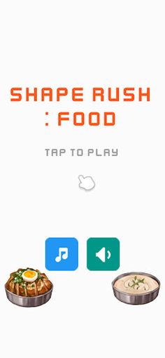 Shape Rush : Food - Screenshot 1