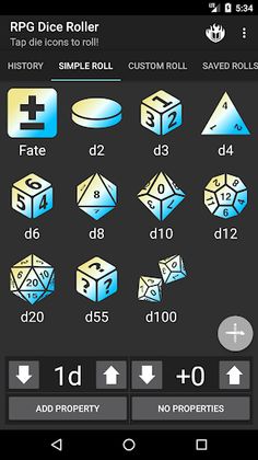 RPG Dice Roller - Original - Screenshot 3