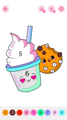 Kids Coloring Book by Numbers - Screenshot 3