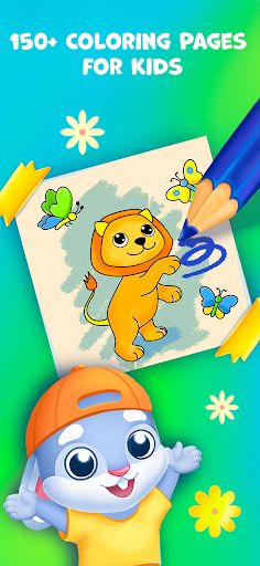 Baby coloring book for kids 2+ - Screenshot 1