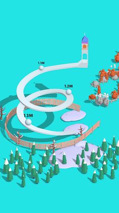 Snow Roll Defense - Screenshot 2