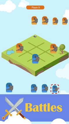 Tic Tac Toe 2 player puzzle - Screenshot 1