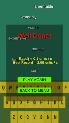 Type It Out: Game of Words Typ - Screenshot 2