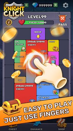 Knight Click :Simple RPG - Screenshot 1