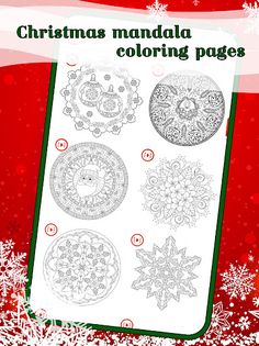 Christmas Mandala Colorings - Screenshot 1
