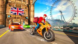 Pizza Delivery Game- Bike Game - Screenshot 1