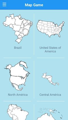 Map game - Screenshot 1