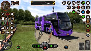 City Coach Bus Driving Games - Screenshot 1