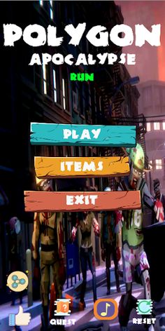 Polygon Apocalypse Run - Screenshot 1