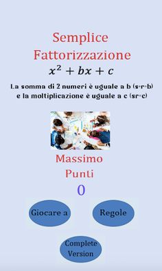 Gioco di fattorizzazione - Screenshot 2