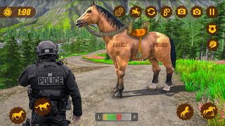 Thief Police Game Horse Chase - Screenshot 1