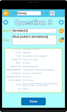 Wordapp: Crossword Maker - Screenshot 3