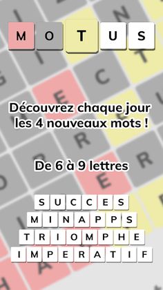 MOTUS - 1 Jour 4 Mots - Screenshot 1