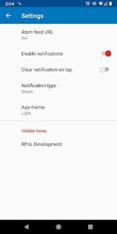 RPoL Alert - Screenshot 2