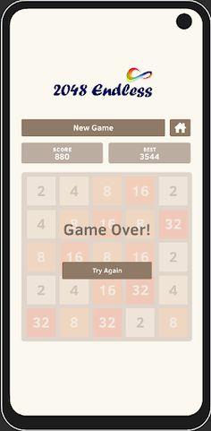 2048 Endless - Screenshot 3