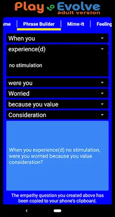 NVC Play to Evolve Adult versi - Screenshot 2