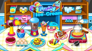 Cooking Fruity Ice Creams - Screenshot 1