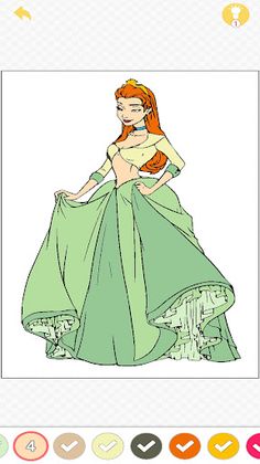 Girls Coloring Book - Screenshot 1