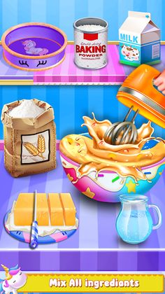 Unicorn Cake Maker-Bakery Game - Screenshot 2