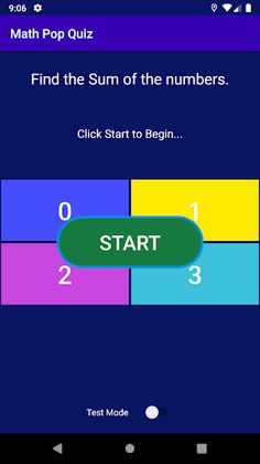 Math Pop Quiz - Screenshot 1