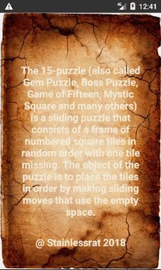 15-Puzzle - Screenshot 3