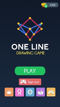 One Line Drawing Game - Screenshot 1