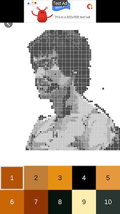 Bruce Lee My Hero - Pixel Art - Screenshot 2