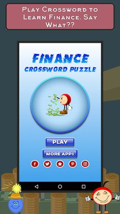 Finance Crossword Puzzle - Screenshot 2